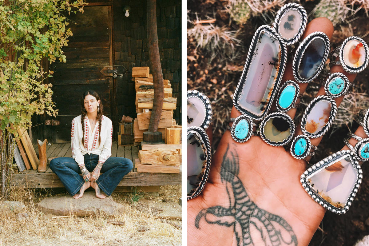 CobraCult founder Jessica Ilalaole and her handmade jewelry