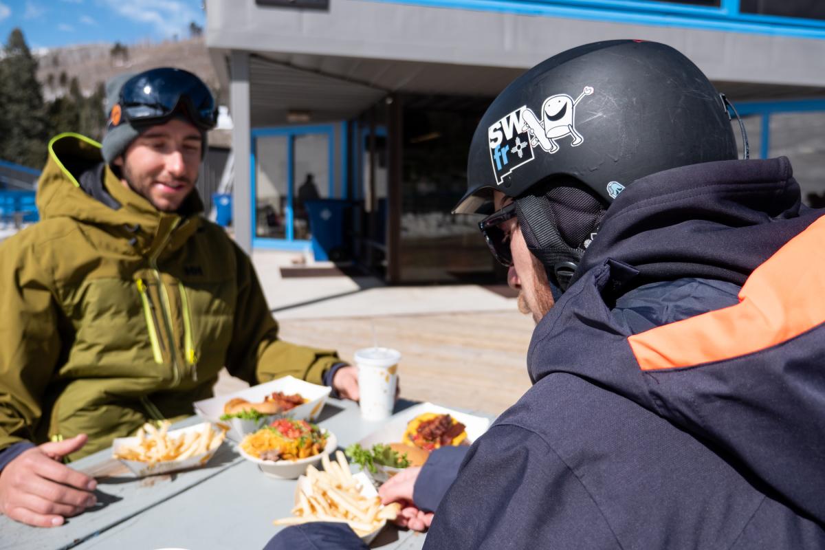 Resonably priced grub can be found at the Pajarito Mountain Café, New Mexico Magazine