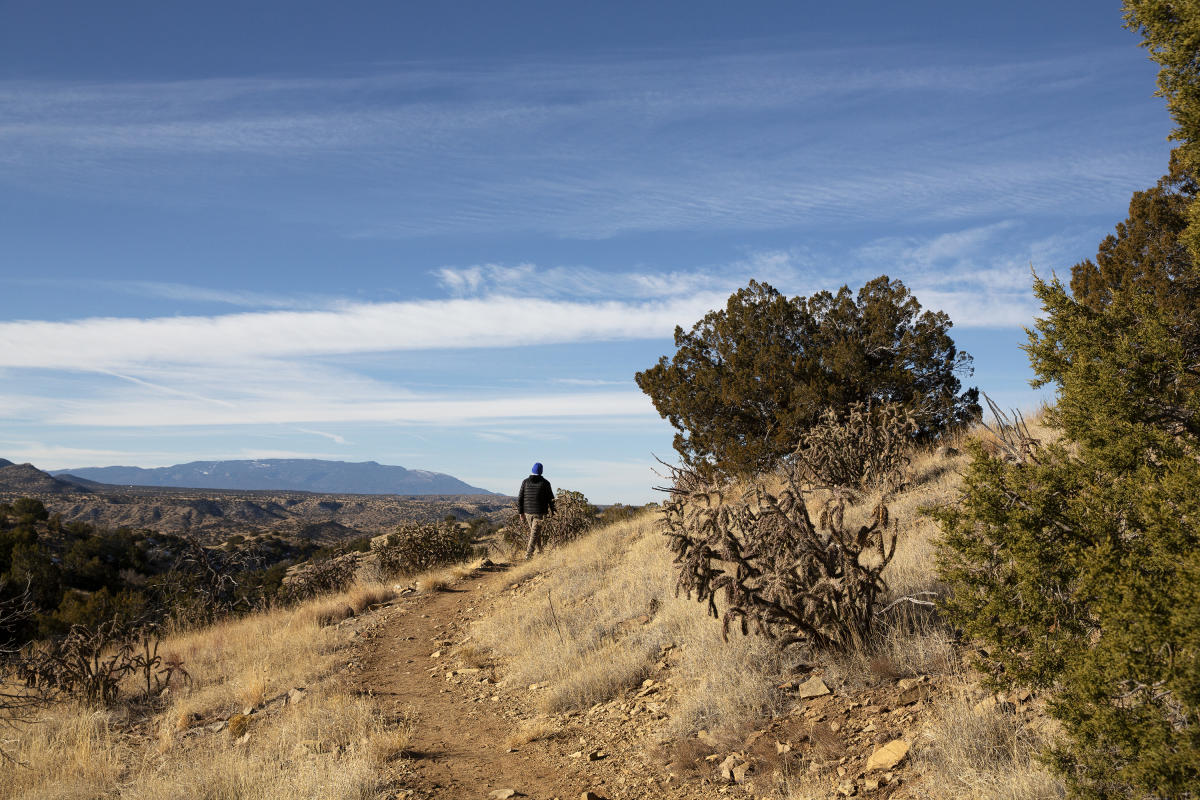 Hiking at Cerrillos Hills State Park