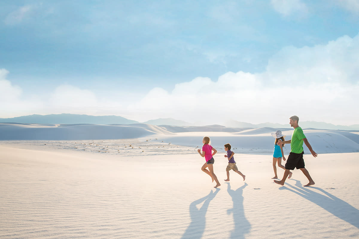 white sands
