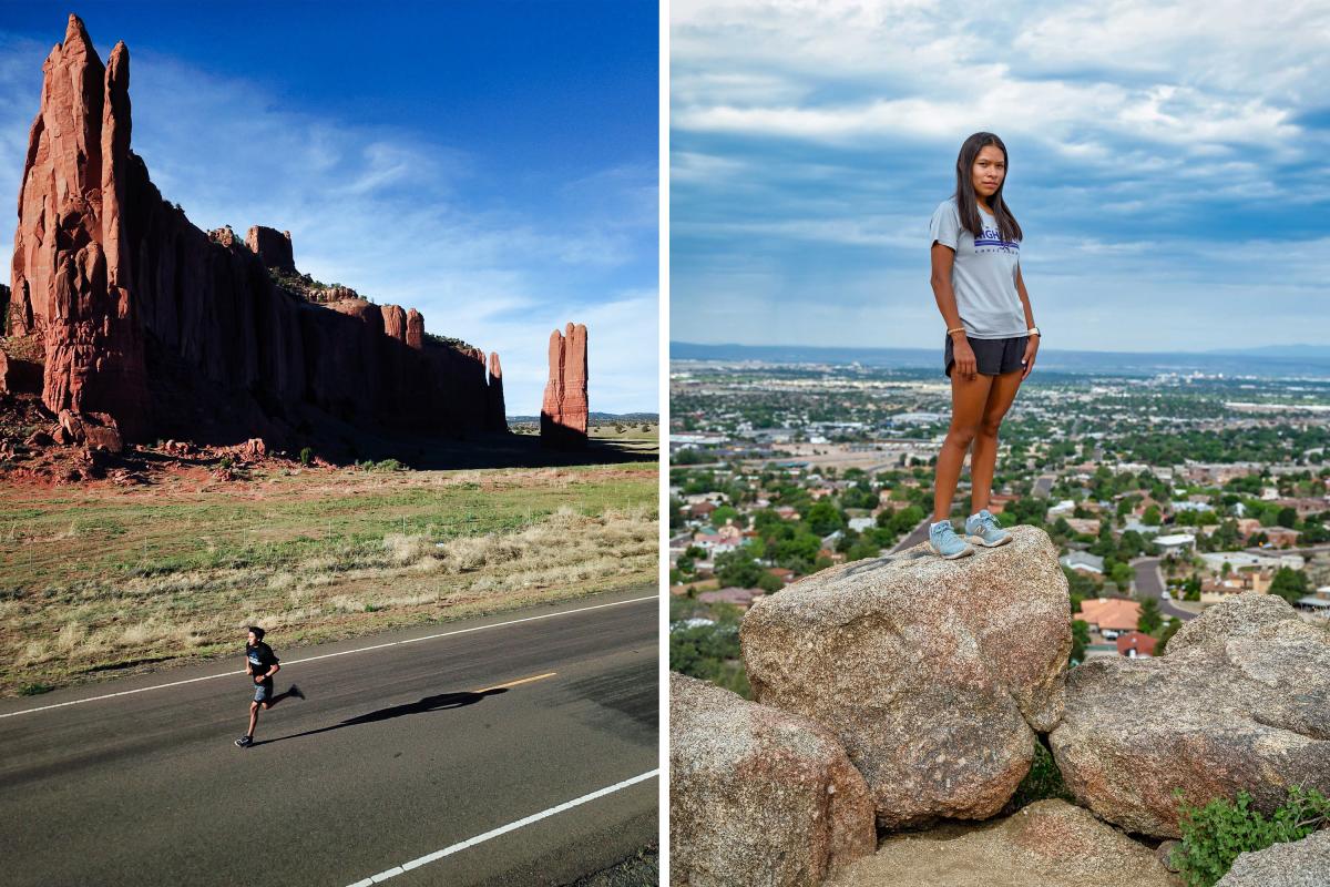 Runners with Wings of America