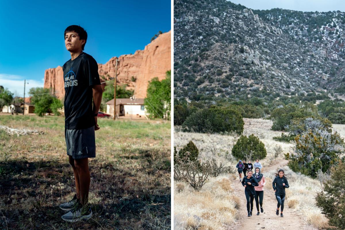 Runners with Wings of America