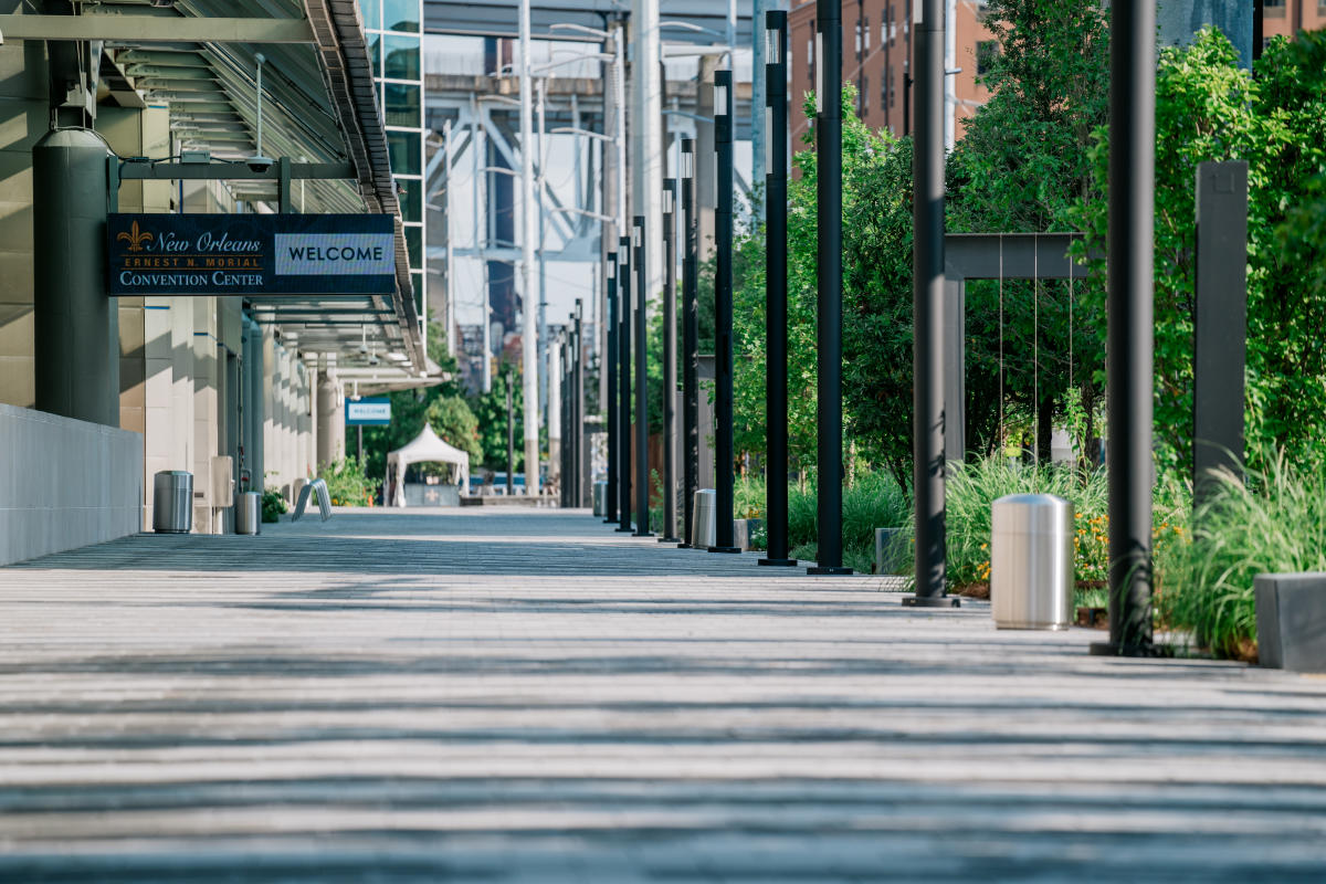 New Orleans Ernest N. Morial Convention Center Pedestrian Park