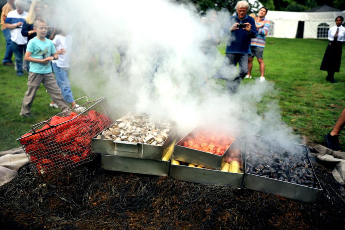 Clambake at Blithewold