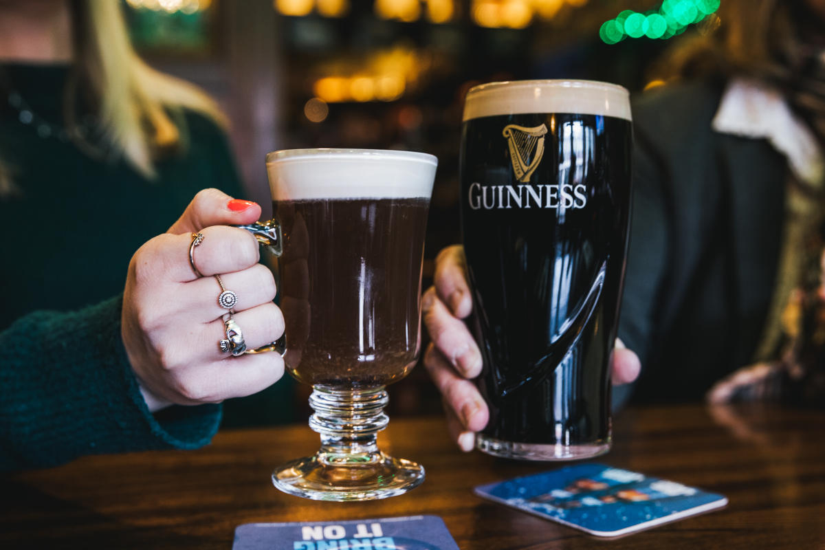 Irish Coffee at Buskers