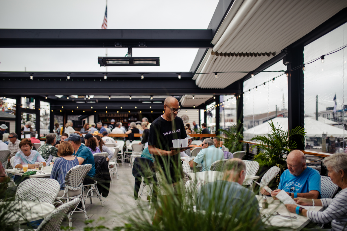 Black Pearl Outdoor Dining Downtown