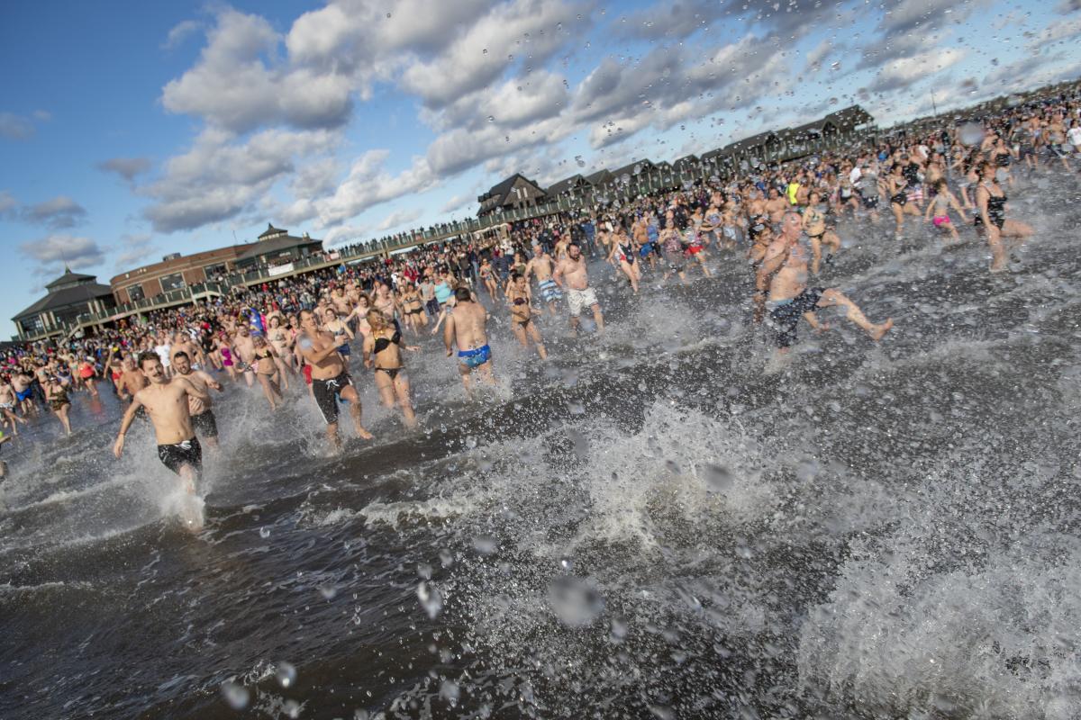 Polar Plunge First Beach