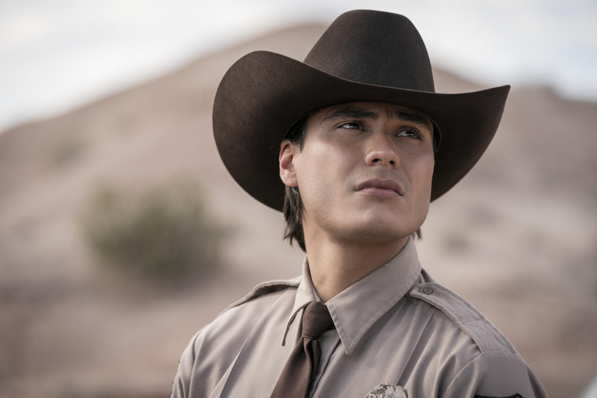 Kiowa Gordon as Jim Chee in Dark Winds