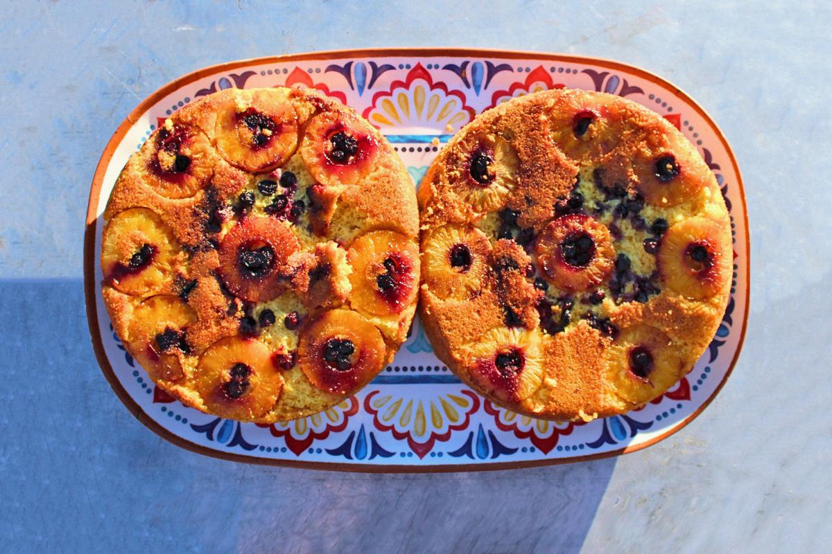 Pineapple upside-down cake from New Mexico River Adventures.