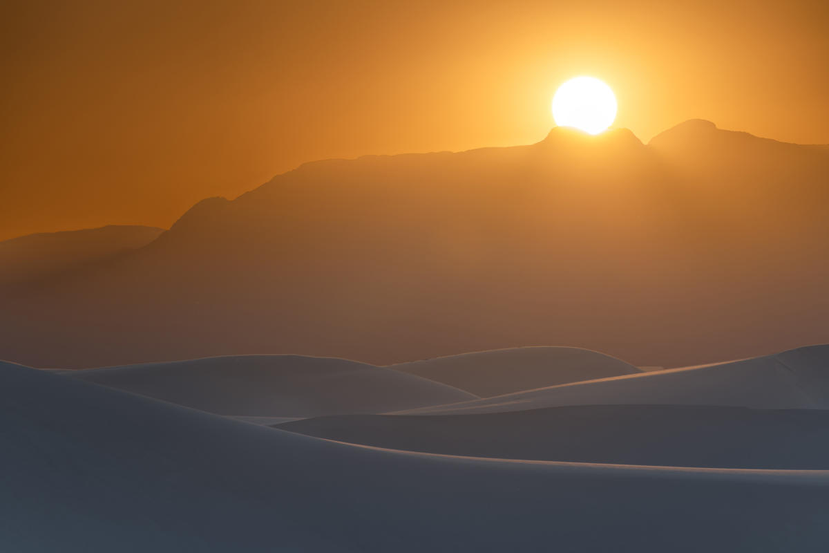 Landscapes honorable mention: White Sands N.P. Sunset by Ronald Gaddis