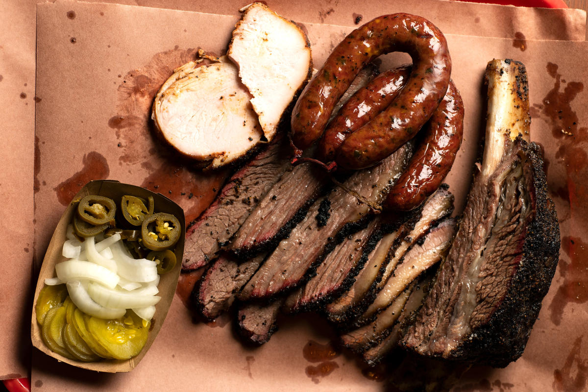 Mad Jack's meats are smoked overnight and sliced fresh the next morning.