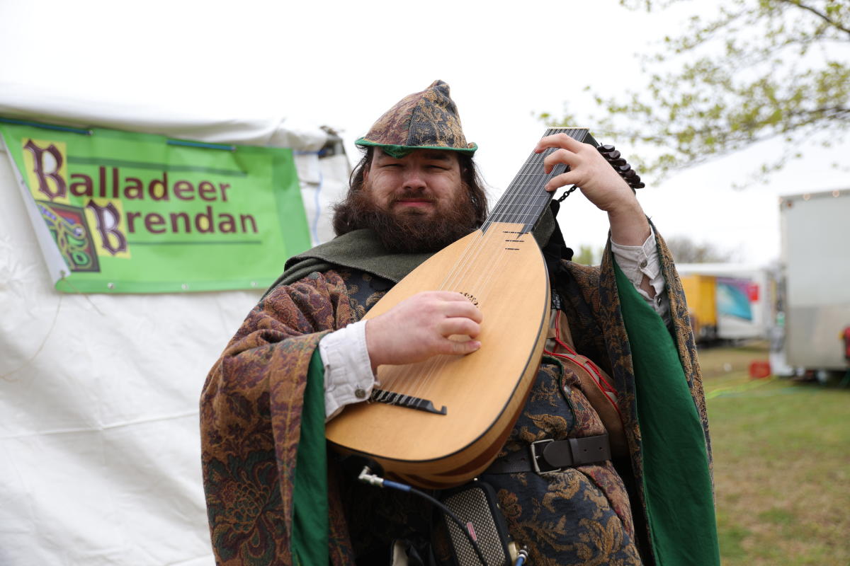 Medieval Fair of Norman Lute Player