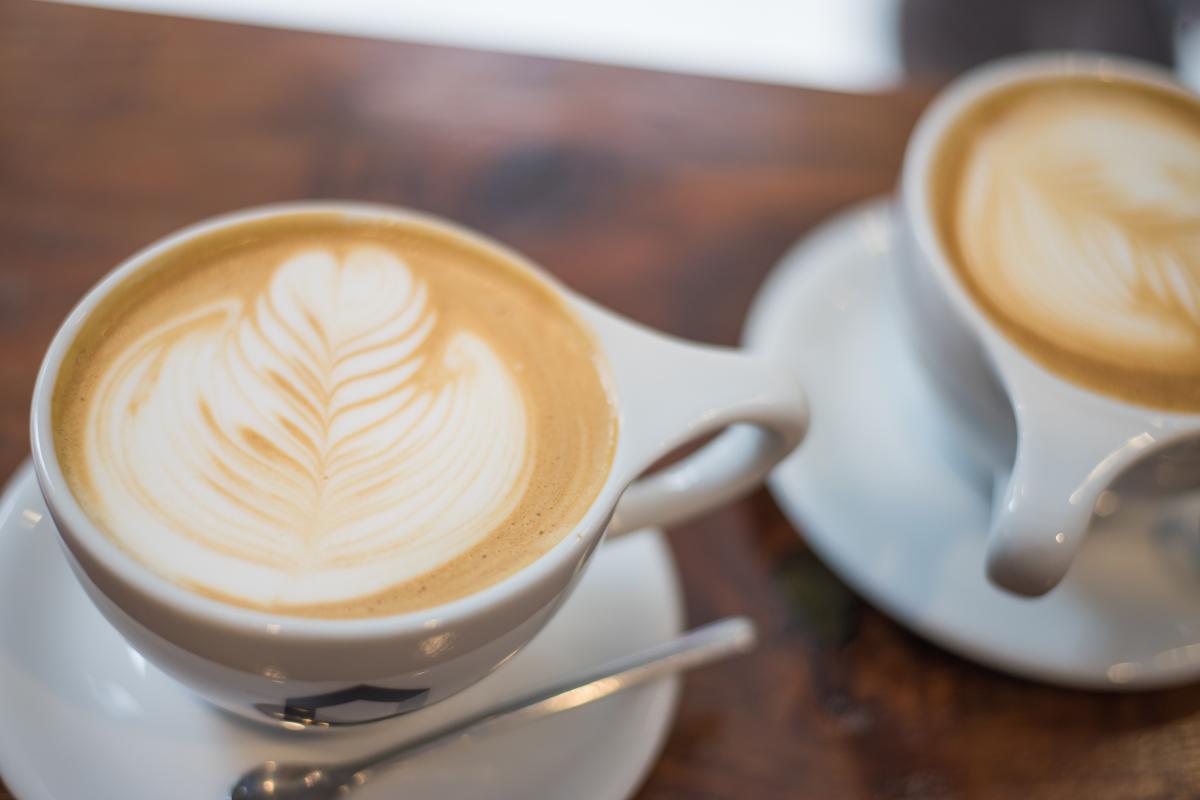 Latte at Clarity Coffee In OKC
