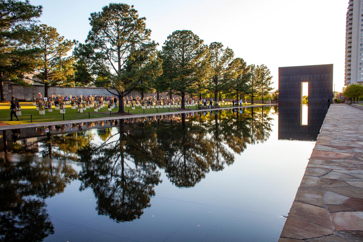 Photo of the Oklahoma City National Memorial exterior