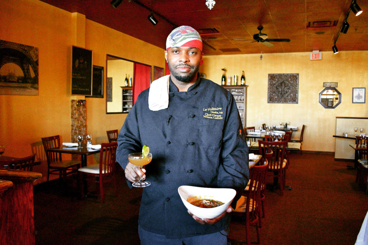 Chef Wilson Calixte of Le Voltaire