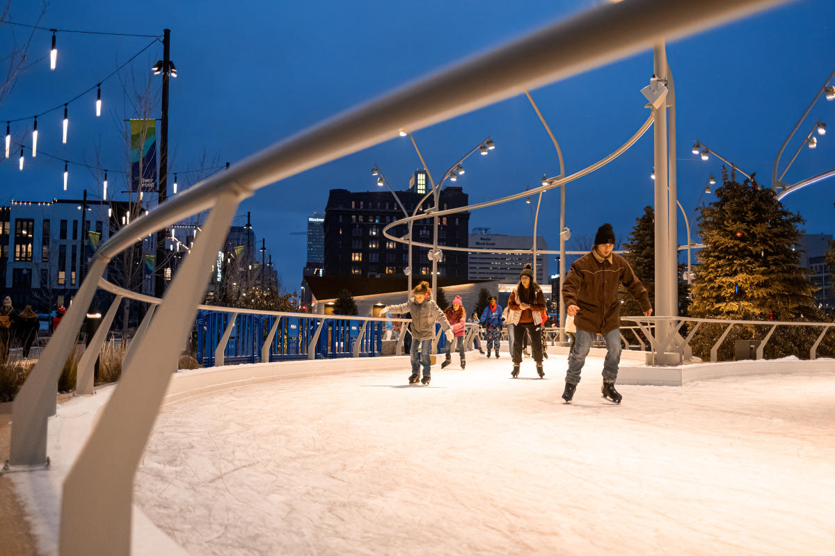 The RiverFront Ice Skating