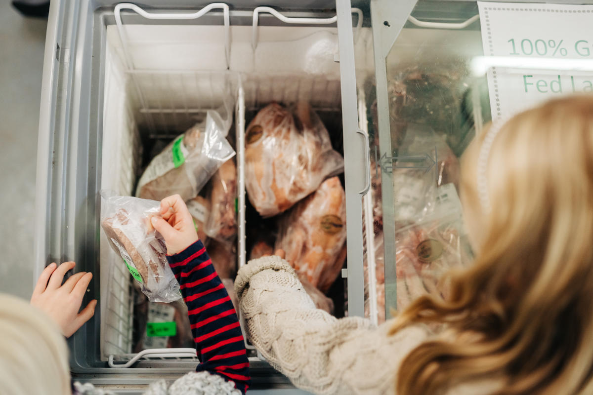 Greener Pastures meat freezer