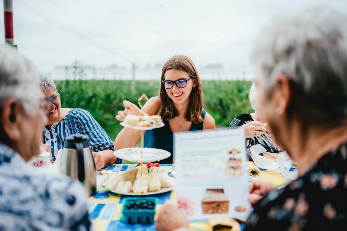 Marian's Country Tea tray
