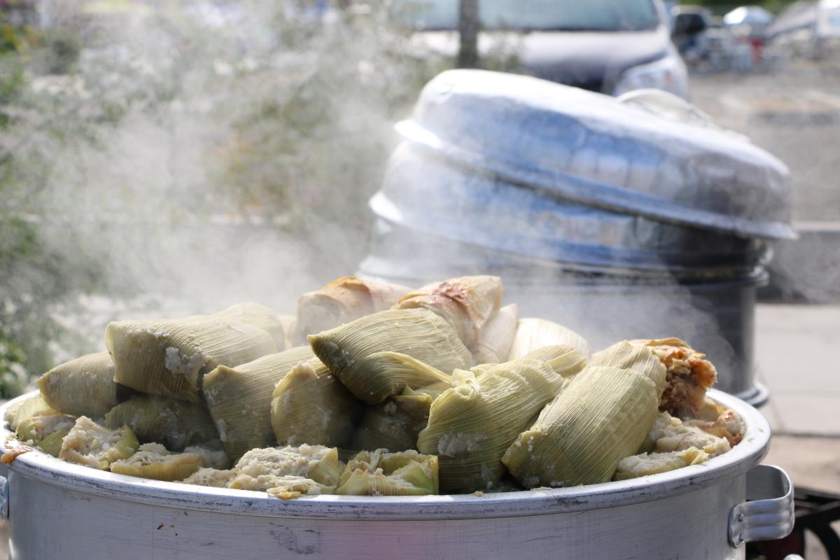 Batch of Tamales at the Indio Intl Tamale Festival