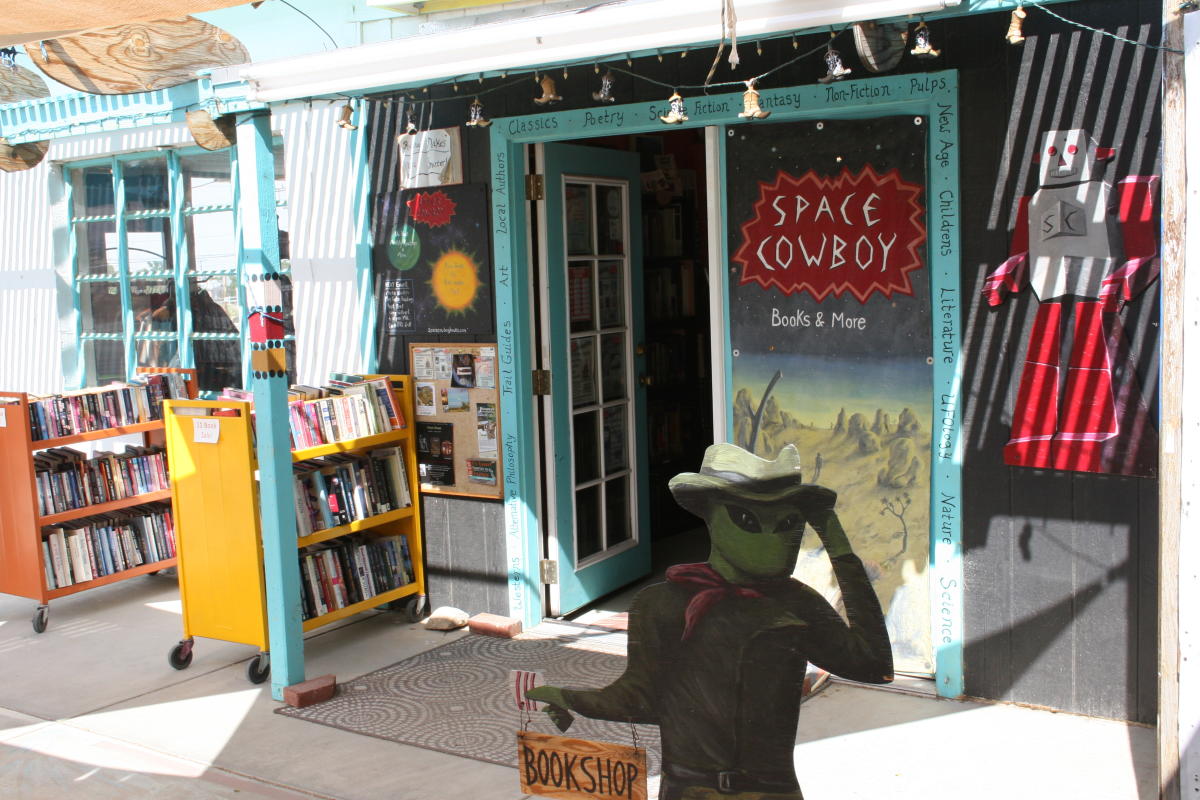 Exterior of Space Cowboy Books