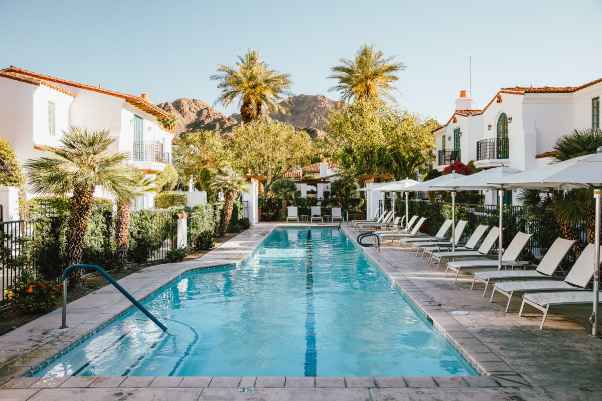 Zoom with a view at one of many pools at La Quinta Resort