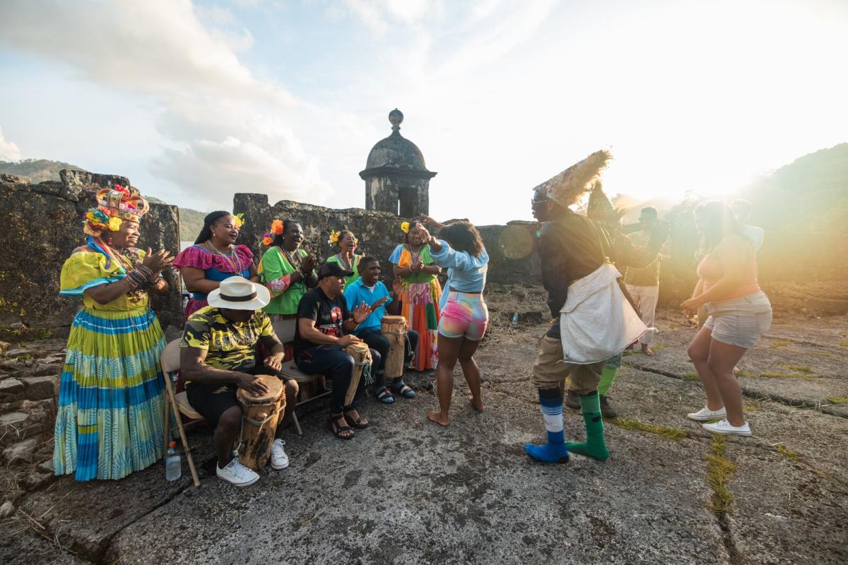 Afro culture at Fuerte San Fernando, Portobelo, Colón Province, Panamá