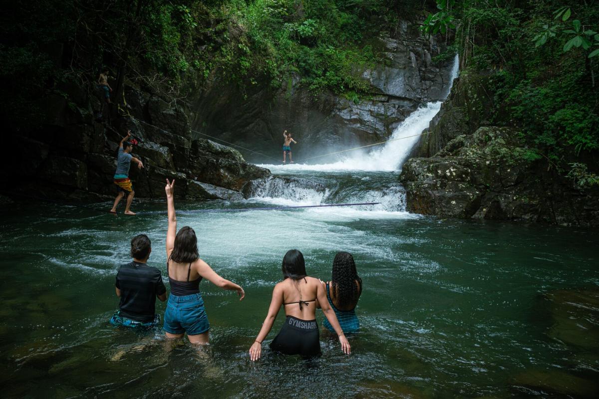 Jaguata Waterfall, Gualaca district