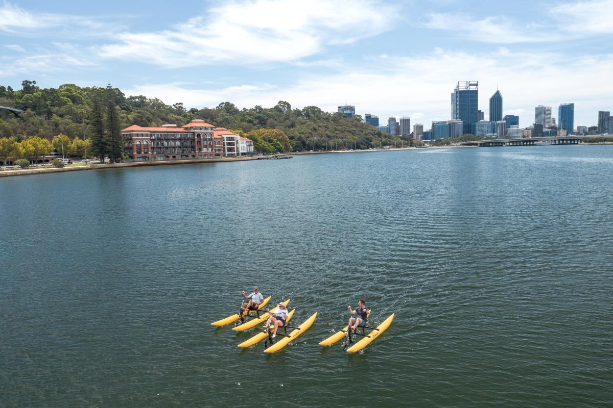 Perth Waterbike Co., Swan River