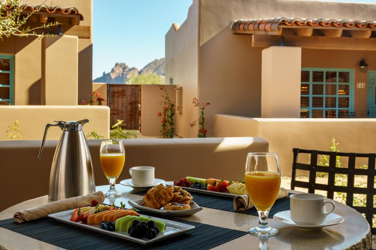 Breakfast In-Room at The Hermosa Inn