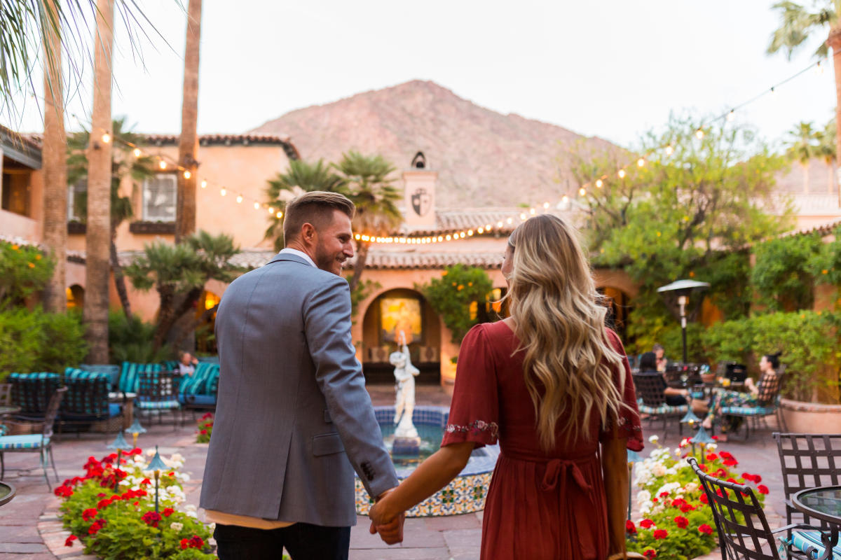 Royal Palms Mansion Courtyard