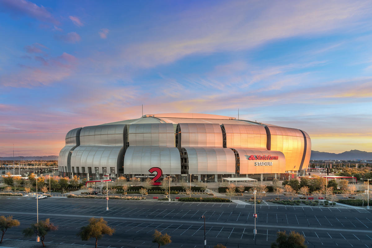 State Farm Stadium in Glendale, Ariz.