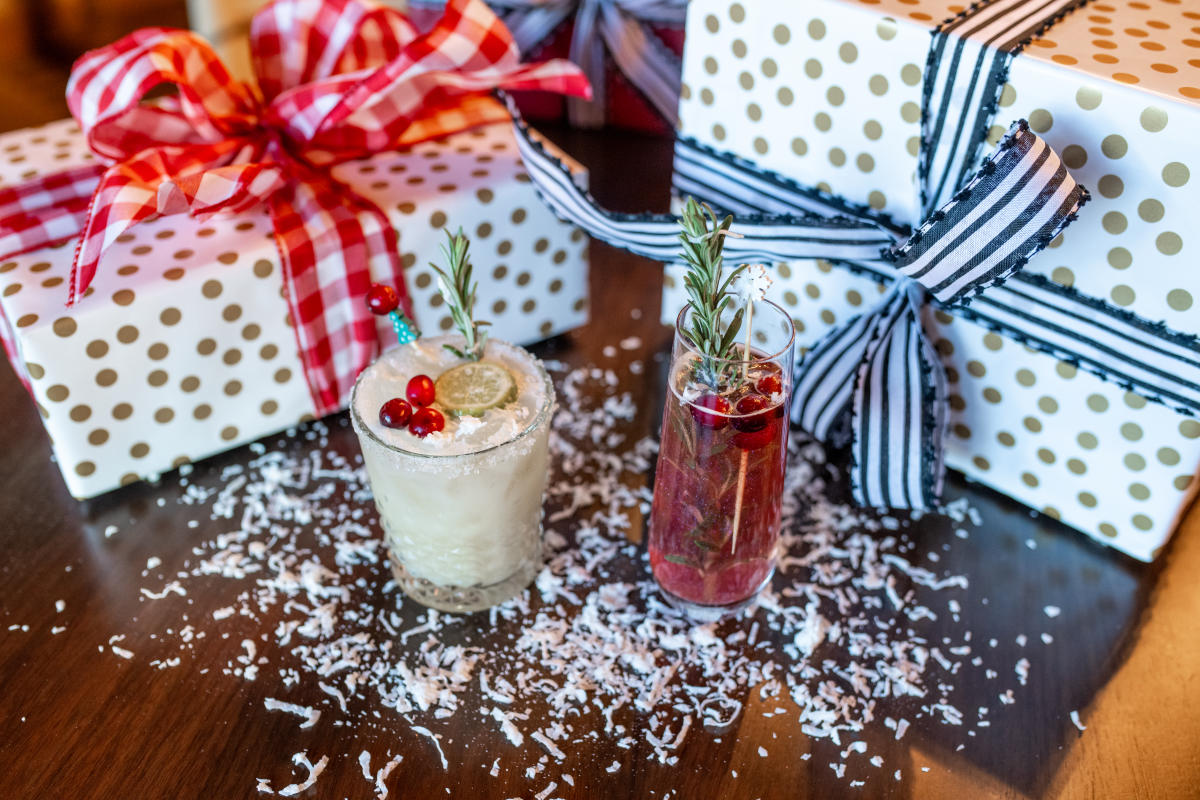 Poinsettia Holiday Cocktail at Litchfield's at The Wigwam