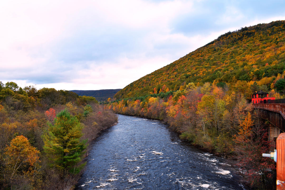 Take in the Pocono Mountains Fall Foliage