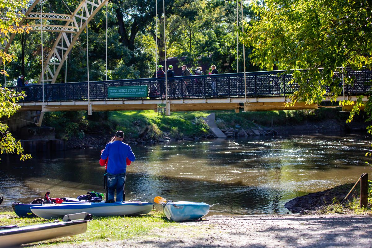 Dunn's Bridge on Kankakee River