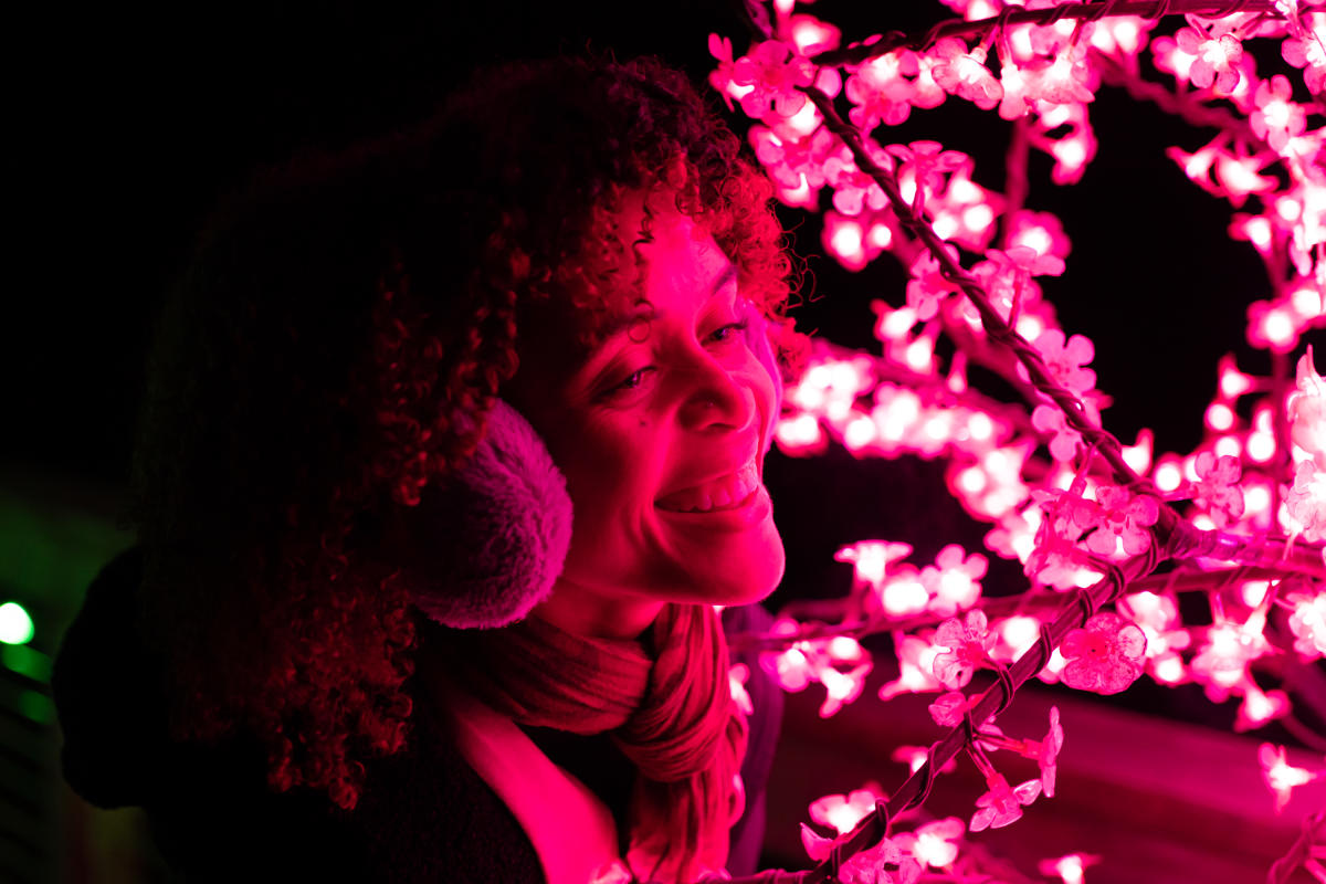 Holiday Walk of Lights Pink