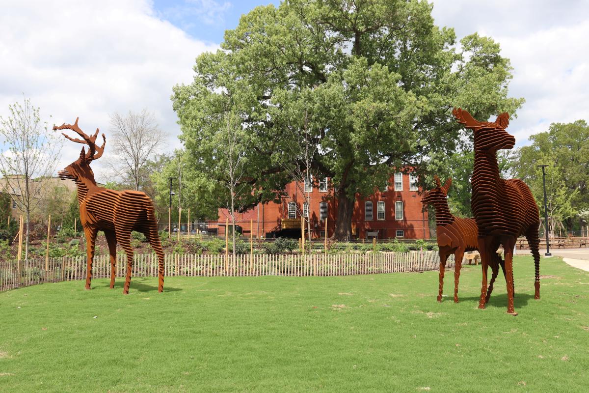 Gipson Play Plaza Meadow of the Deer