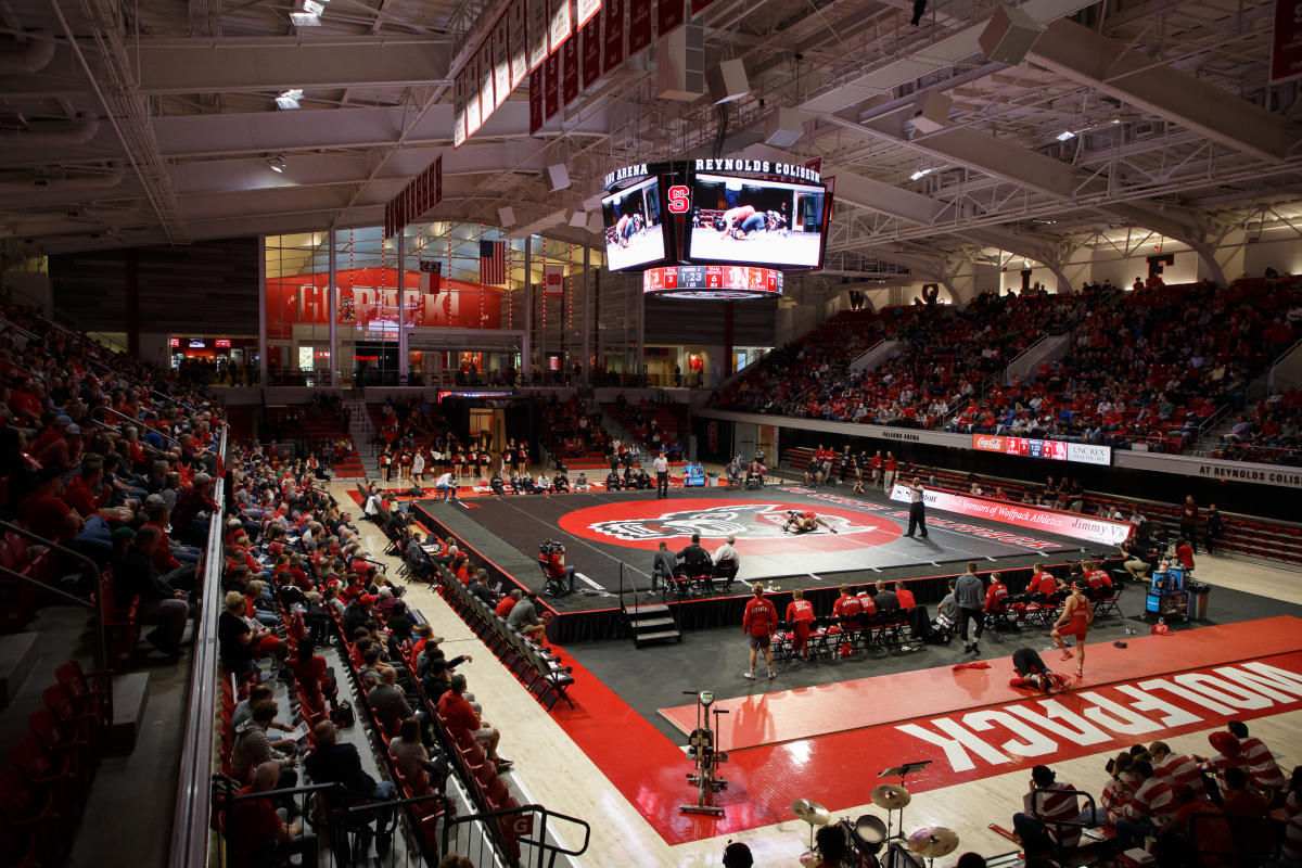 Wrestling at Reynolds Coliseum