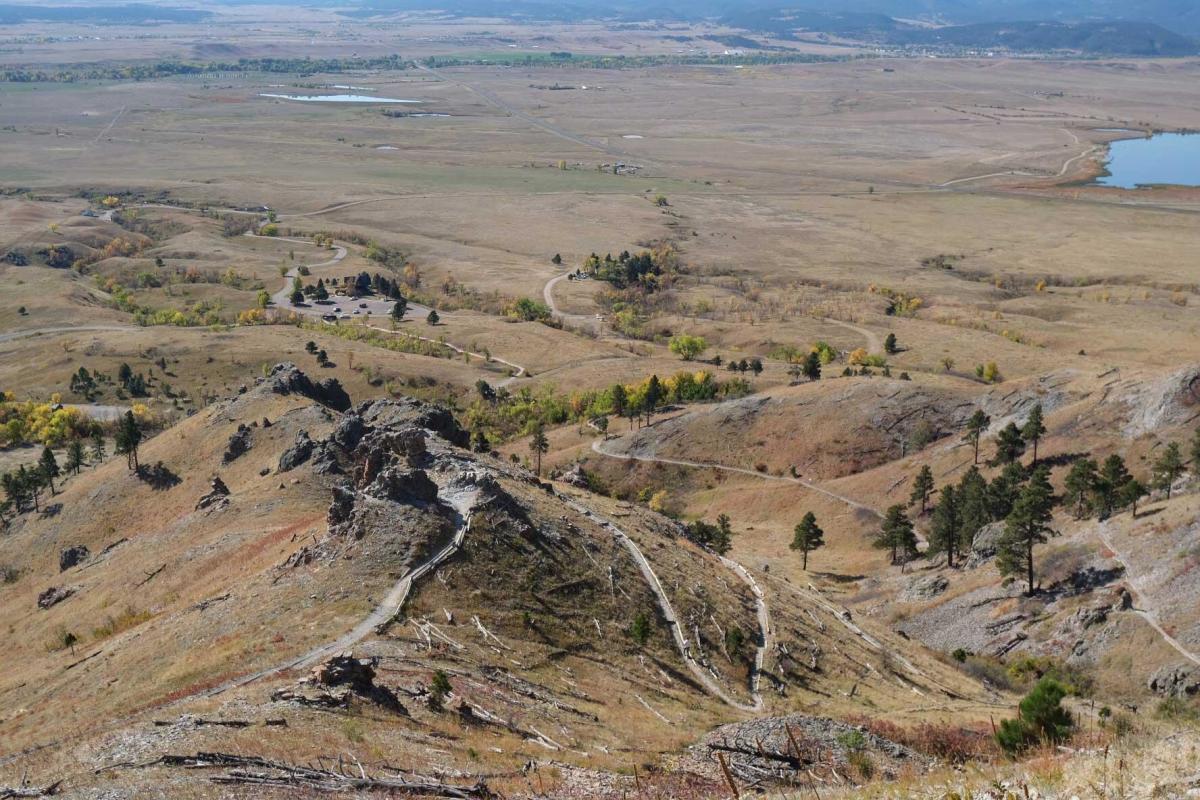 View of Bear Butte State Park Trail