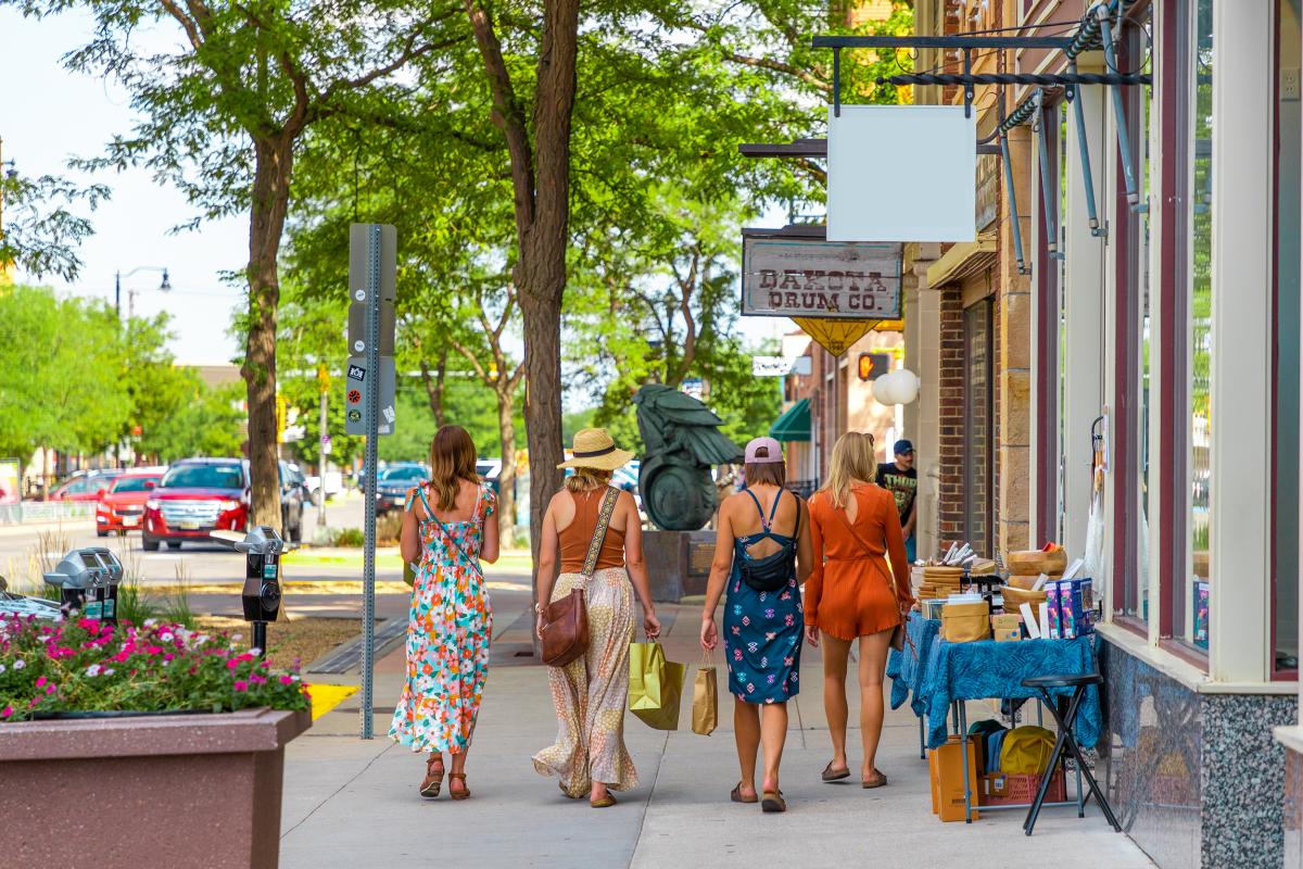 Downtown Shopping Main Street