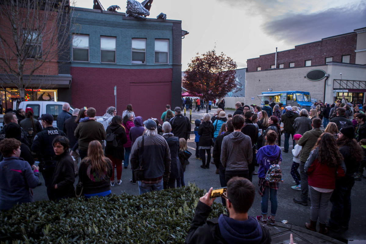 First celebration of the Dragon's Landing in downtown Renton