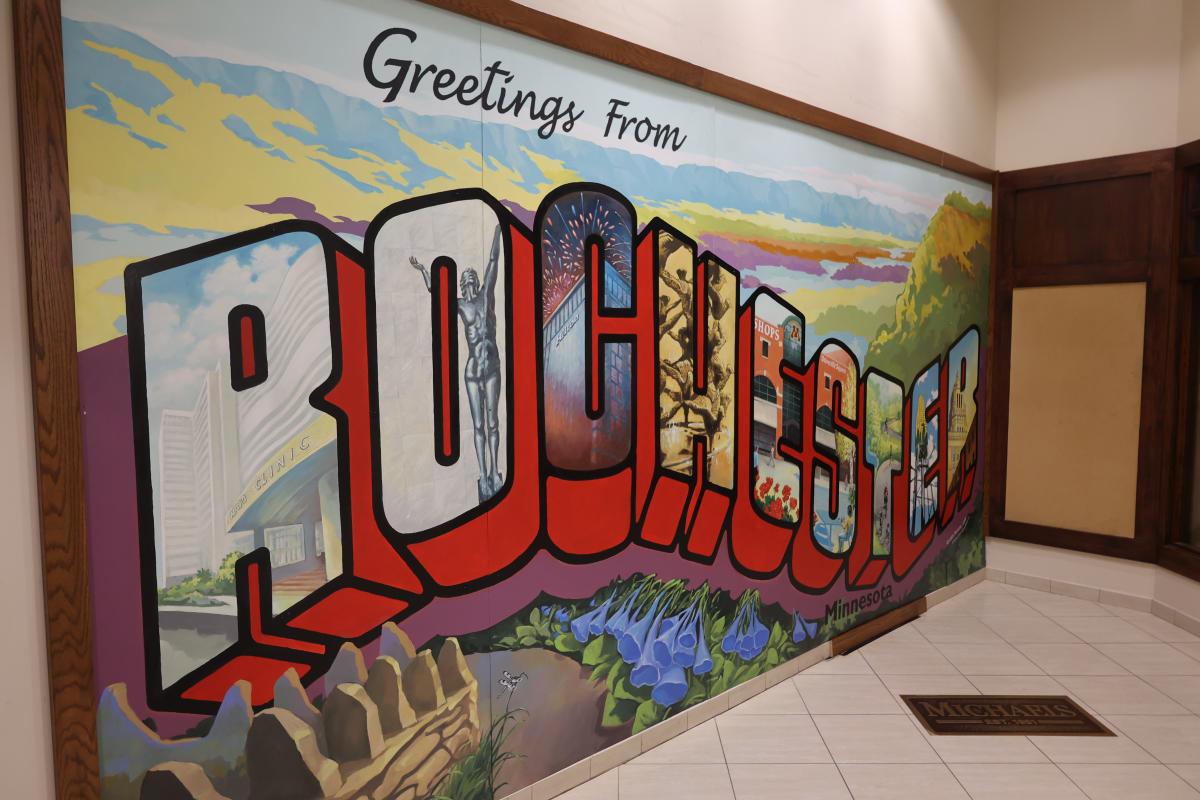 Greetings from Rochester Mural by Greg Wimmer
