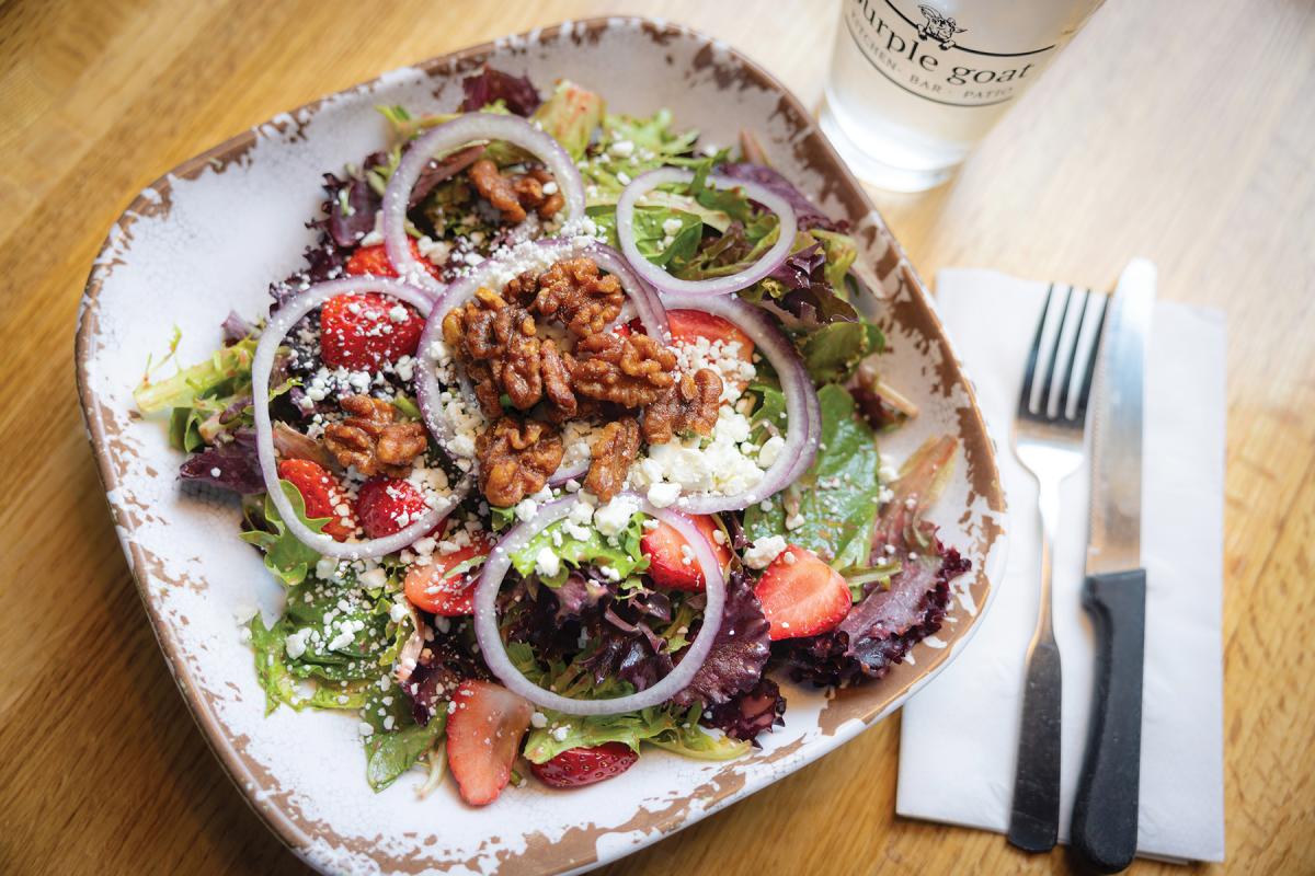 Purple Goat salad