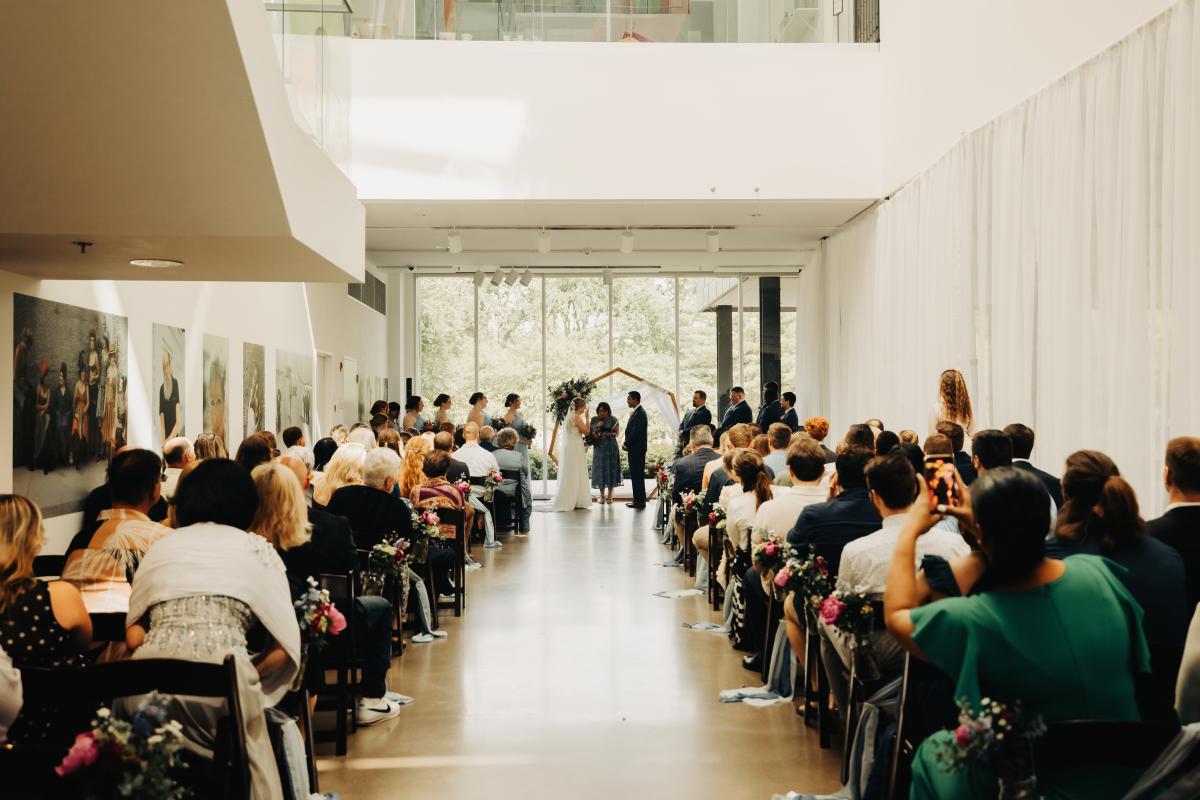 Wedding Ceremony at Rochester Art Center
