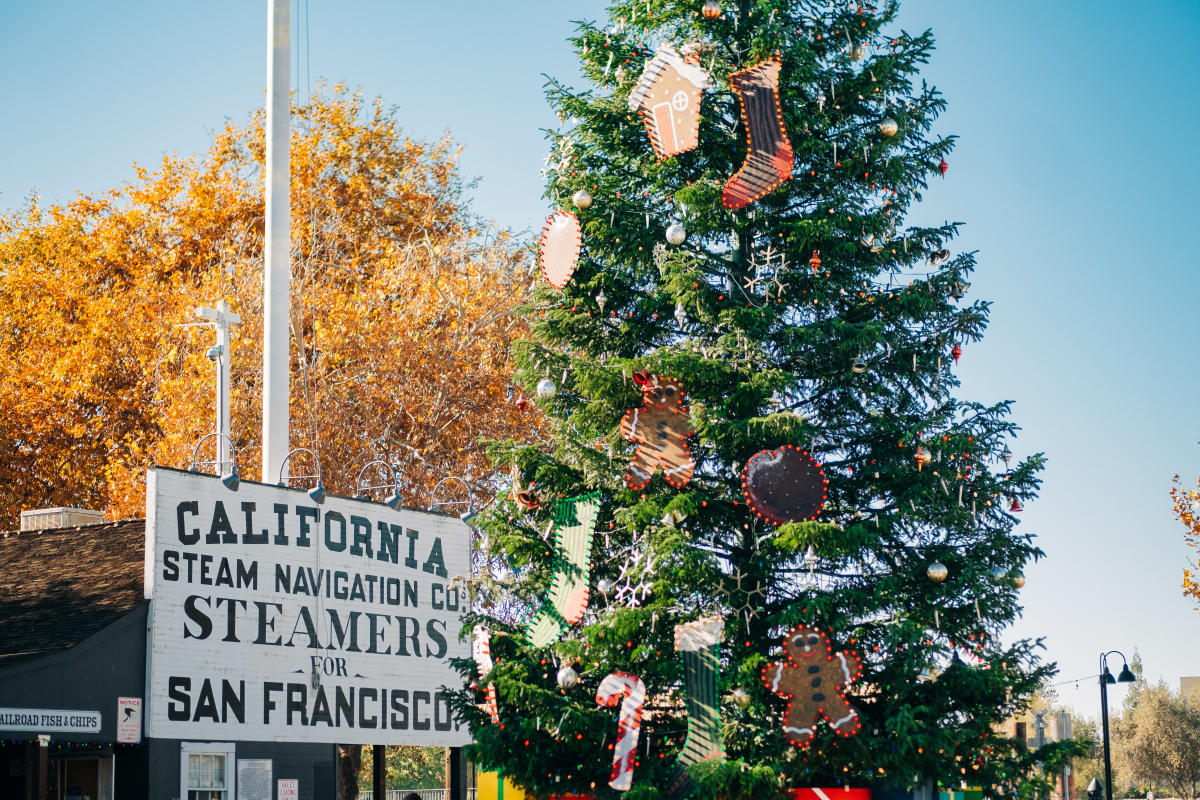 Old Sacramento Holiday Christmas Tree