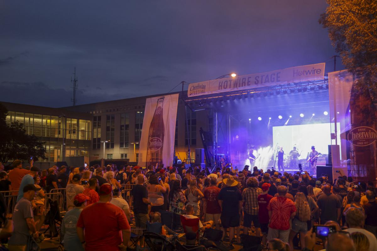 Stage at Cheerwine Festival