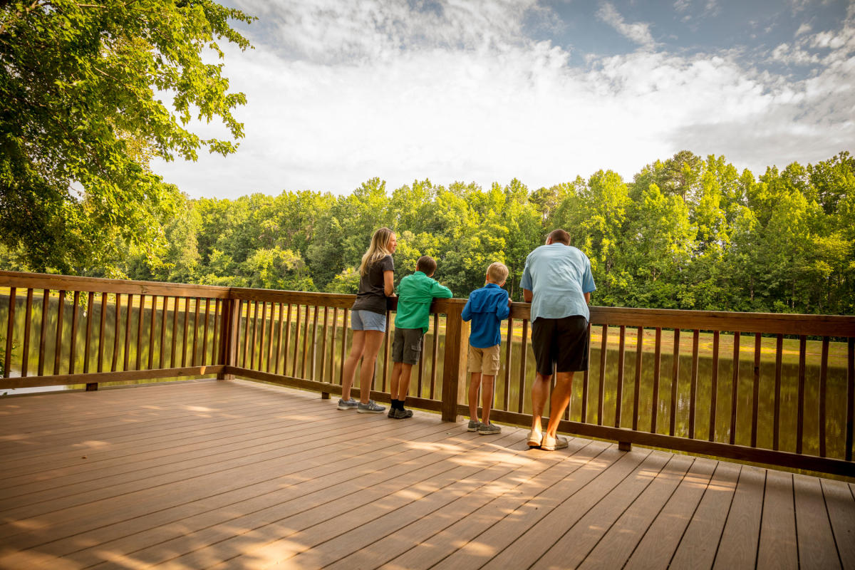 Family at Lake Corriher