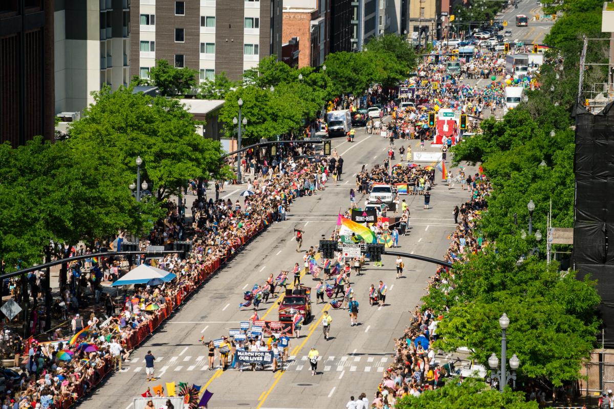 The Utah Pride Festival is attended by more than 50,000 people and continues to grow each year