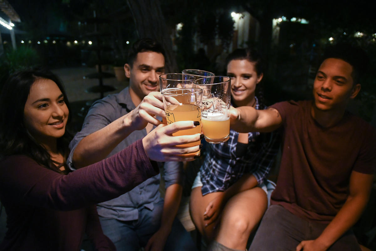 Friends Toasting Beers