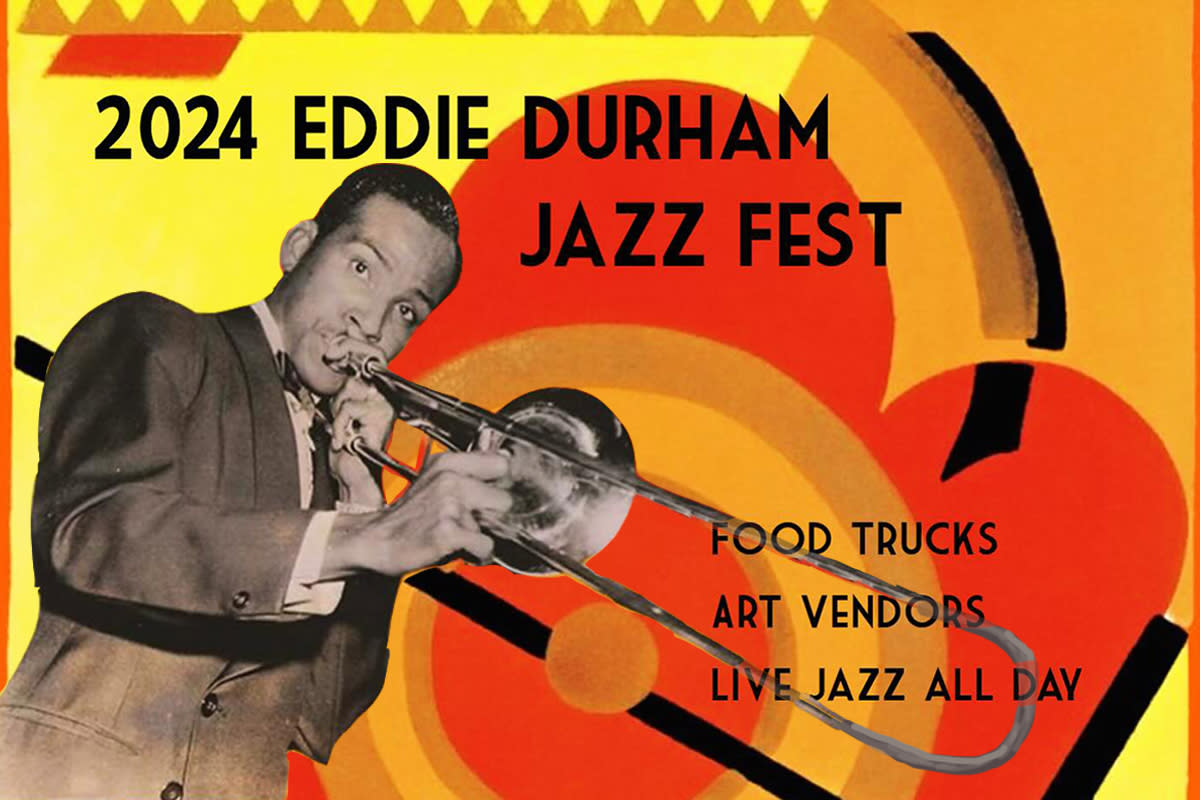 Flyer for Eddie Durham Jazz Fest in San Marcos, Texas