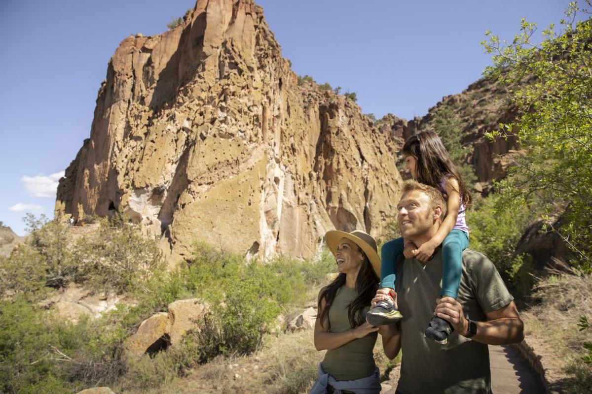 Family at Bandelier